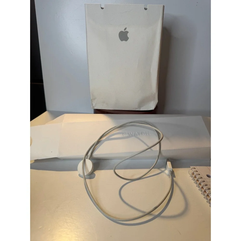 Apple Watch Bundle Series‎ 7 41mm Graphite Stainless Steel GPS USB charger